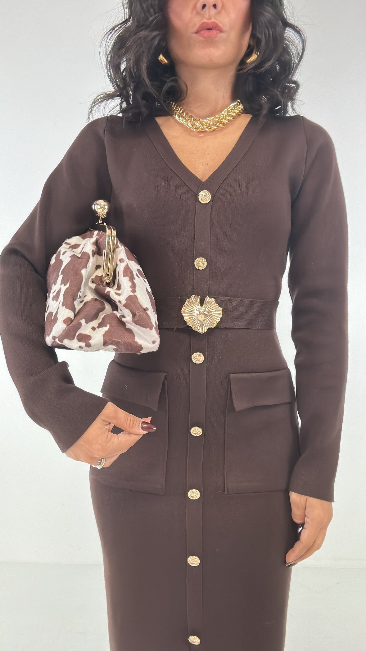 Clutch MUCCATA - MARRONE