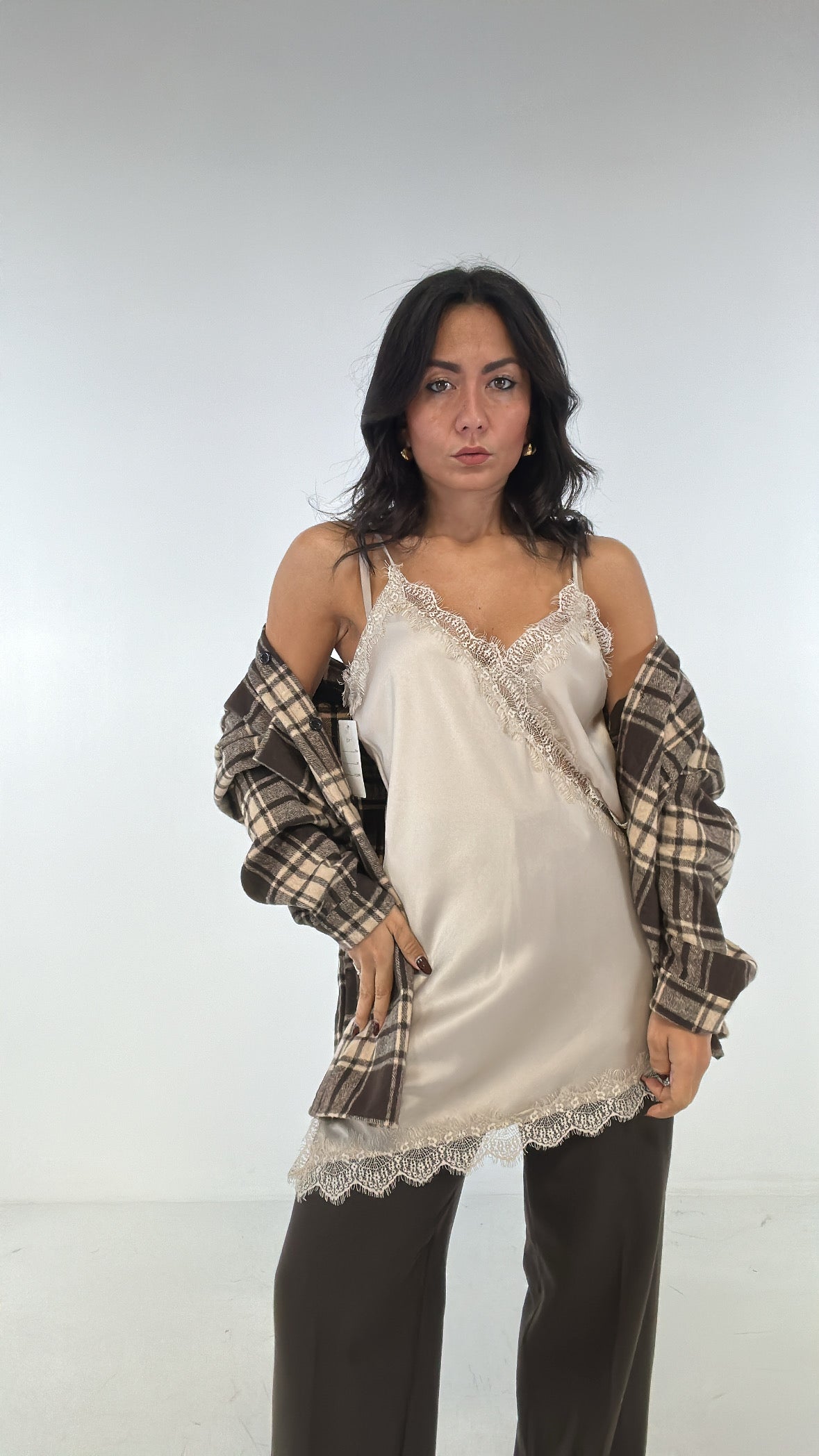 Top SATIN ELEGANCE - NUDE