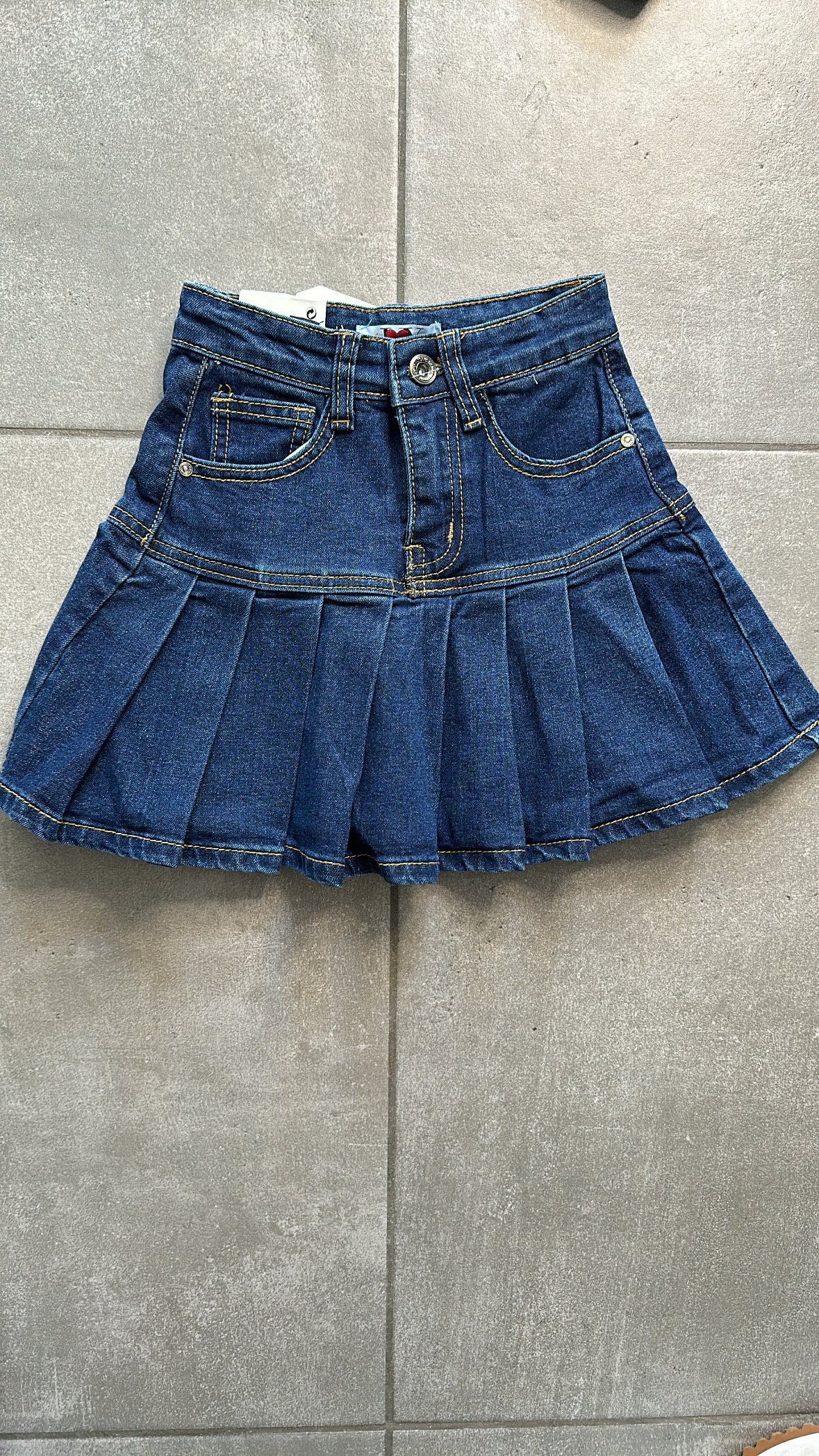 Gonna PLISSE' 4-14A - JEANS