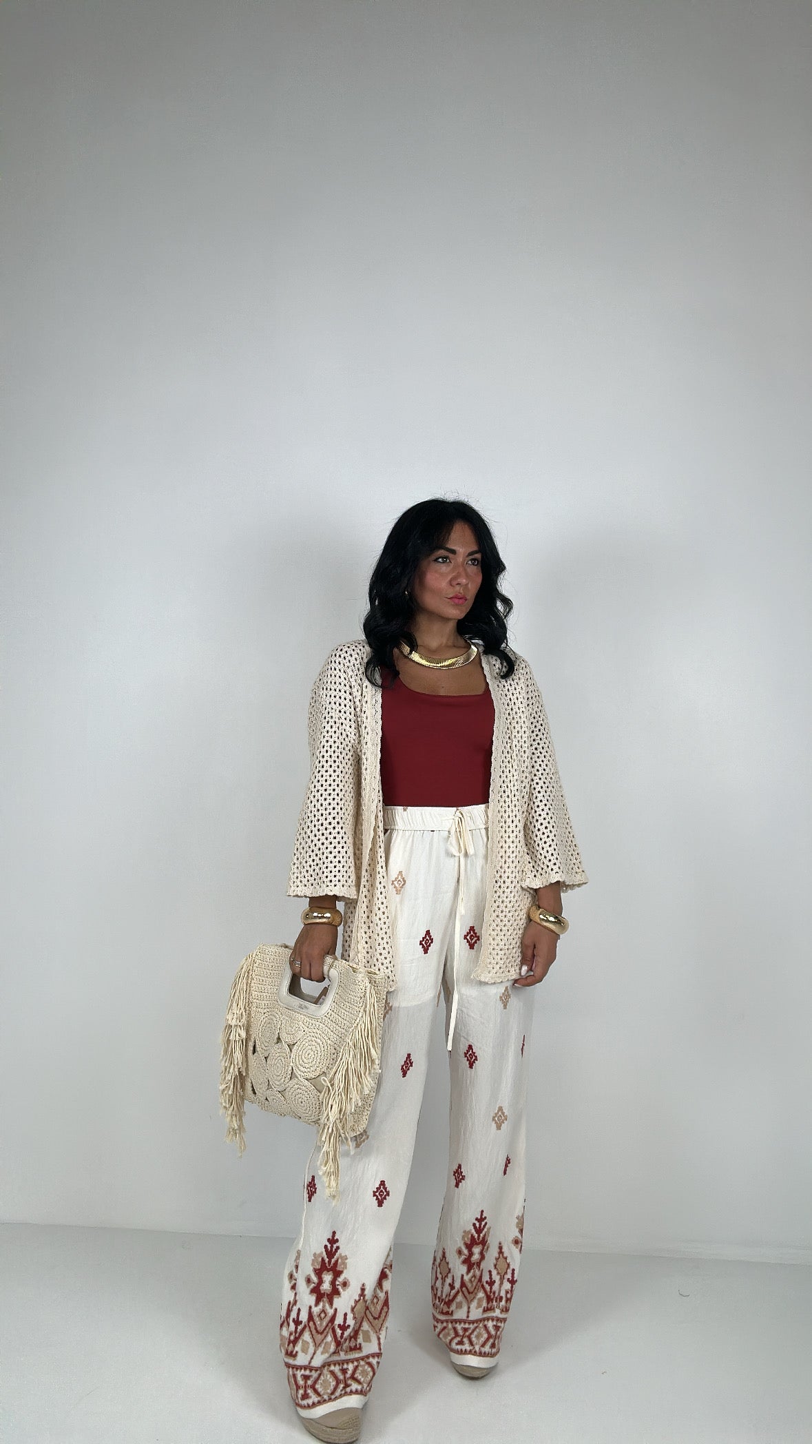 Pantalone ROMBO - BORDEAUX