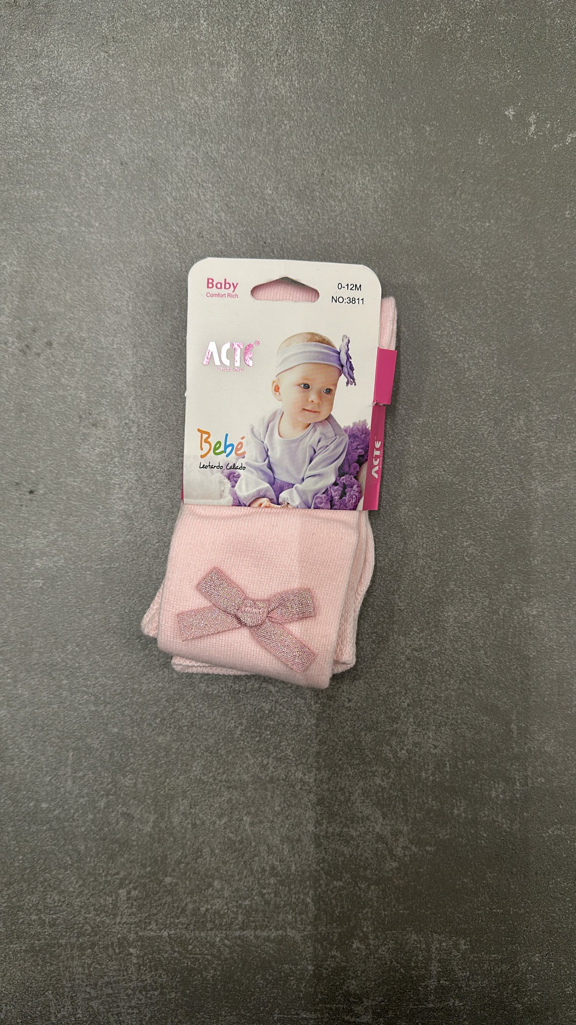 Calzamaglia FIOCCO 12-36M - ROSA CIPRIA