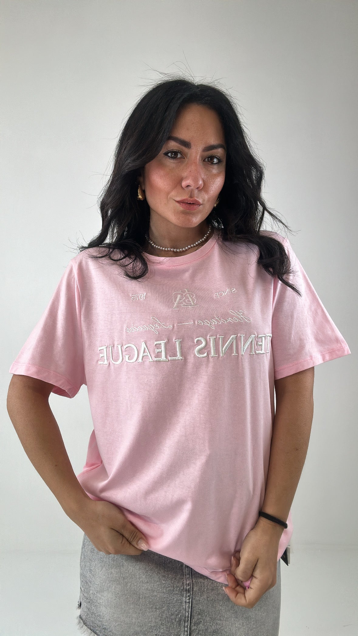 T-shirt TENNIS - ROSA