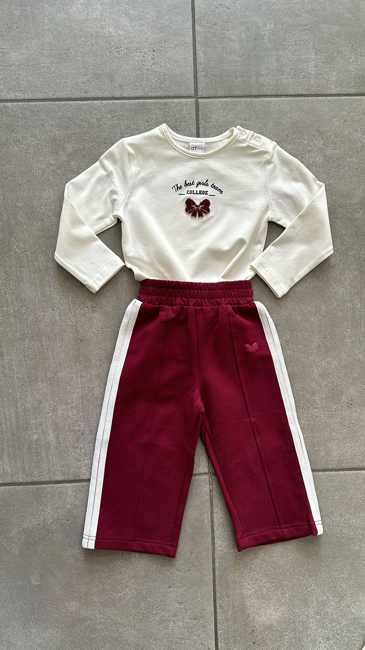 Maglia BEST GIRLS 12-36M - ROSSO