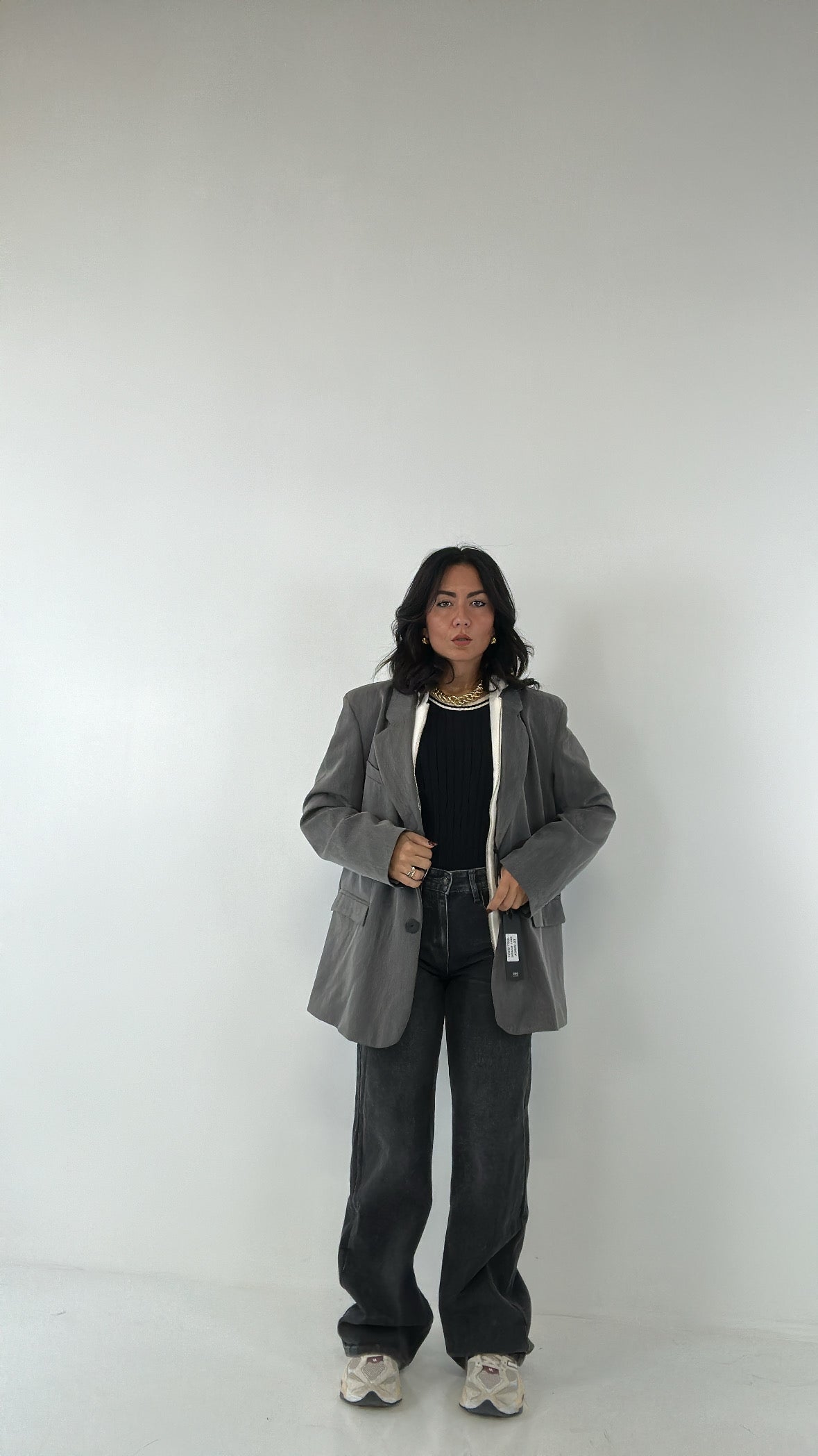 Jeans WIDE STREET25 - NERO