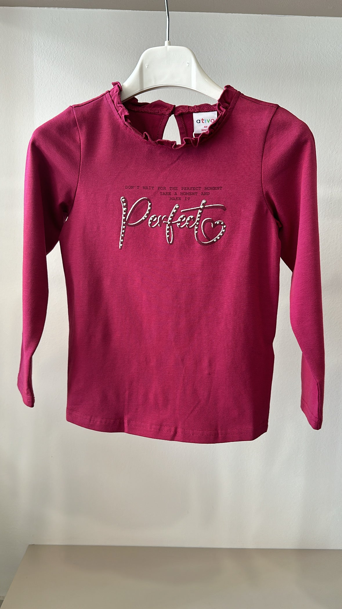 Maglia PERFECT 4-14A - BORDEAUX