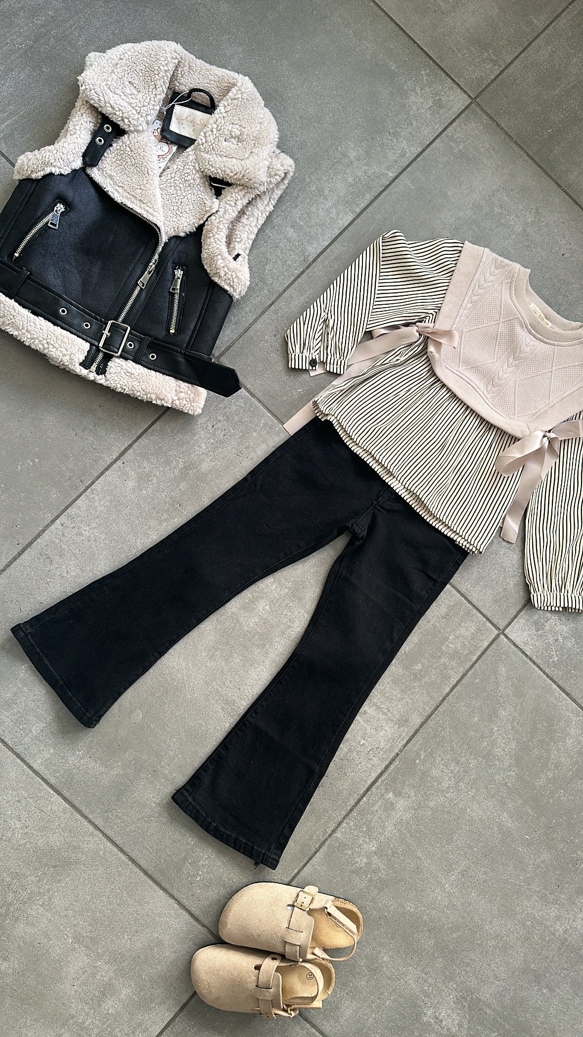 Jeans A ZAMPA 4-14A - NERO