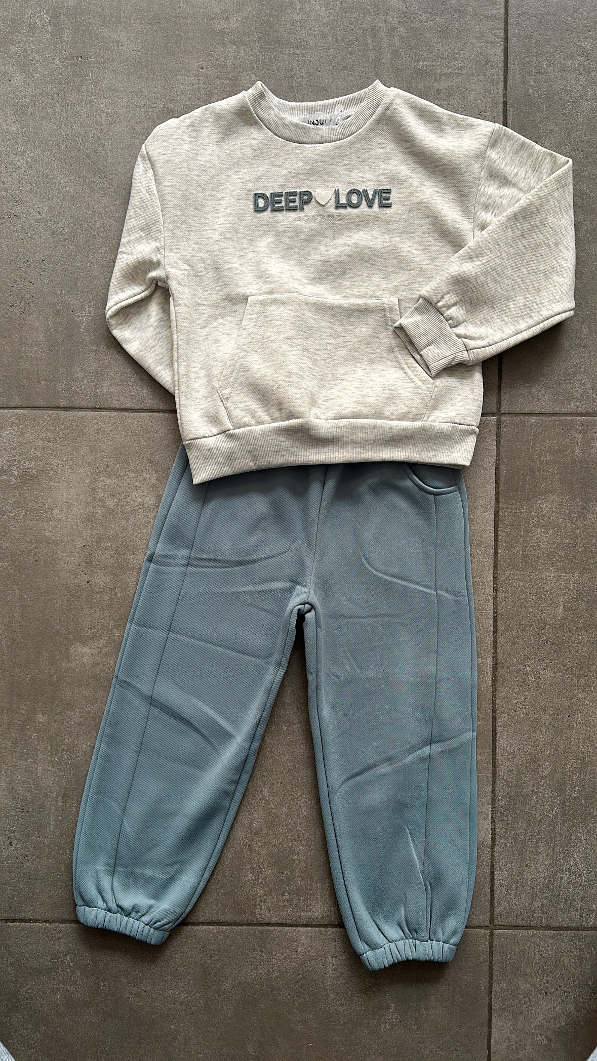 Tuta DEEP LOVE 4-12A - GRIGIO