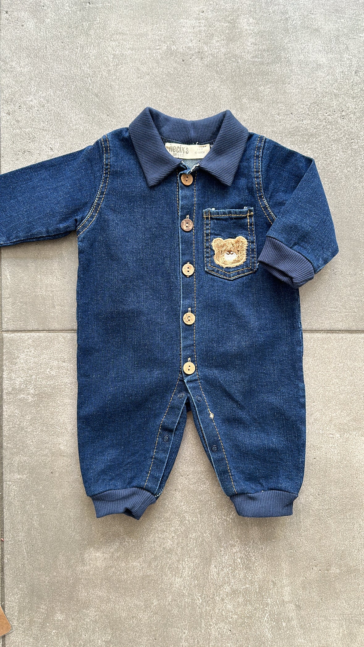 Tuta ORSETTO 3-12M - JEANS