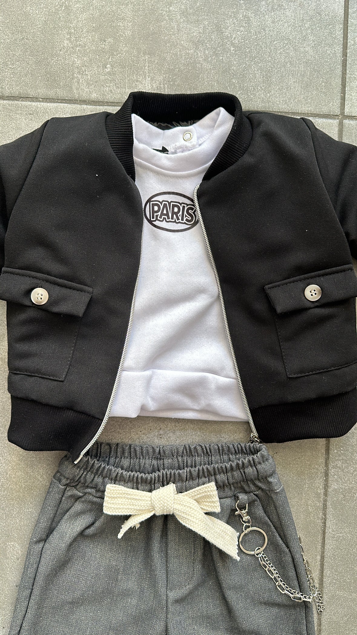 Coordinato 3PZ PARIS 12-36M - NERO