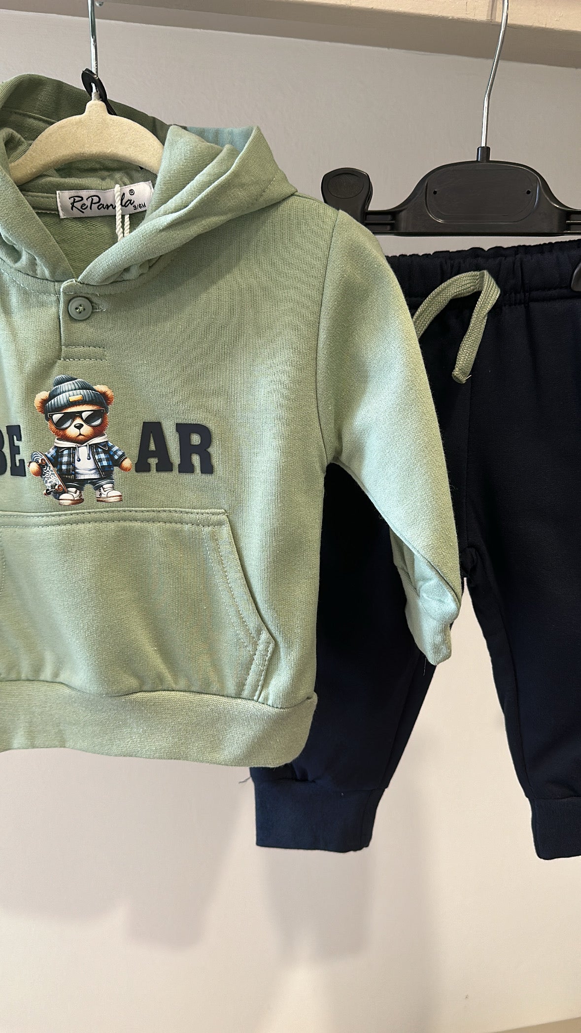 Tuta BEAR 3-14M - VERDE