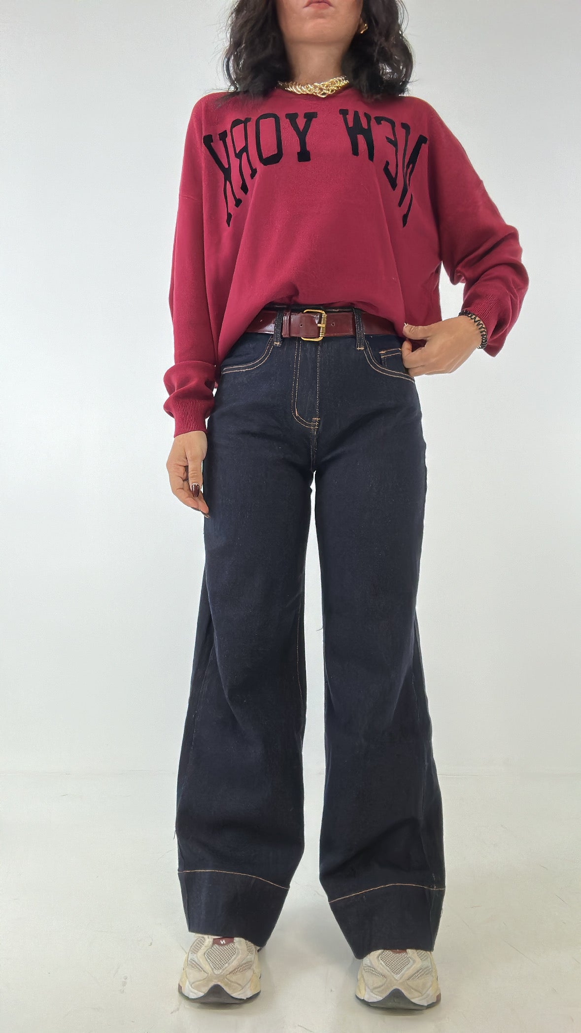 Jeans CINTURA E PIEGONE - JEANS