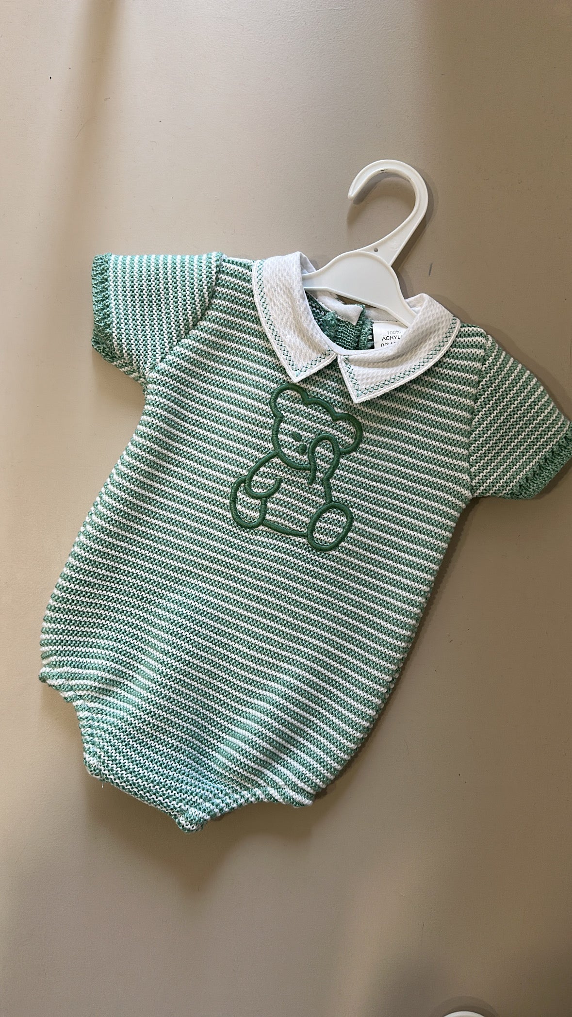 Pagliaccetto IN MAGLIA 0-6 - VERDE