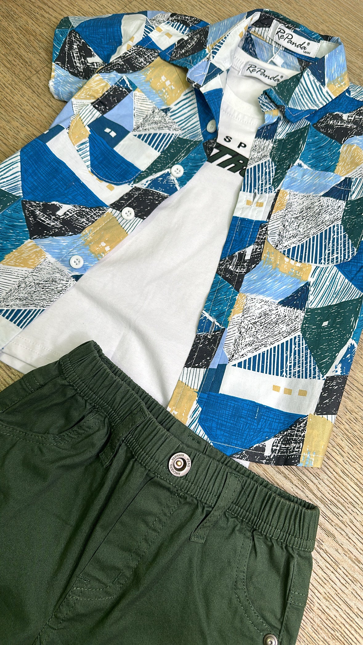 Completo GEOMETRIC 1-5A - BLU