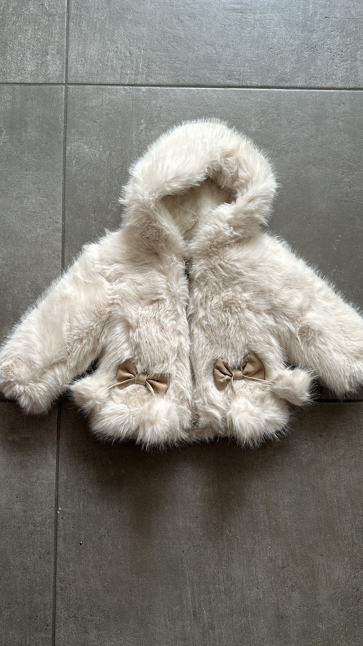 Ecopelliccia CON FIOCCHI 1-5A - BIANCO