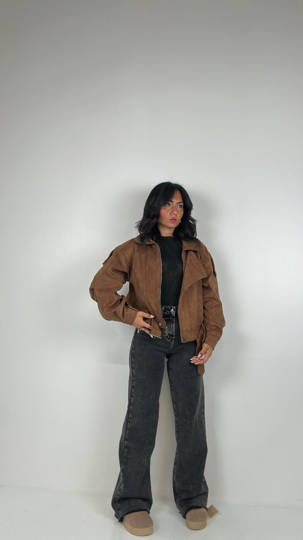 Jeans WIDE LEG ORIGINAL - NERO