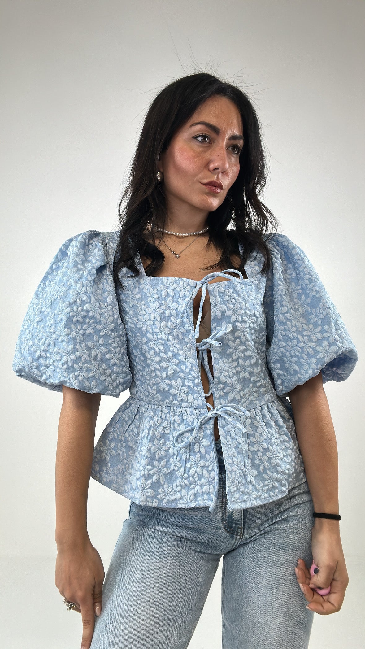 Blusa LACCETTO - CELESTE