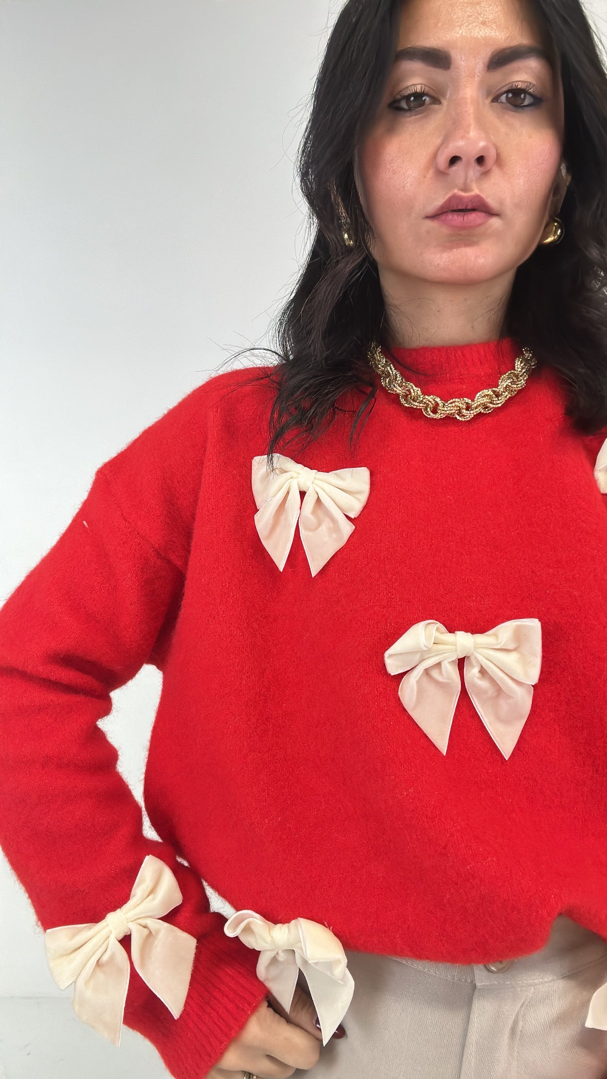 Pull FIOCCHI NATALE - ROSSO