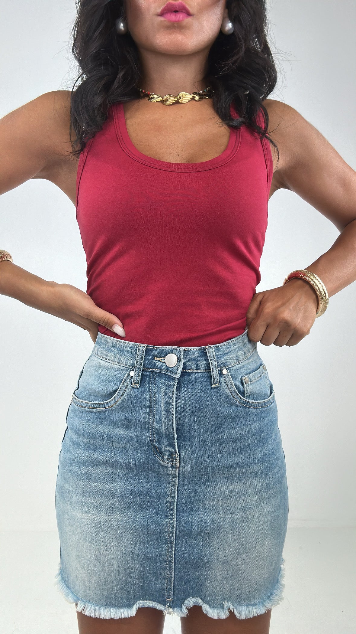 Gonna SGRANG - JEANS