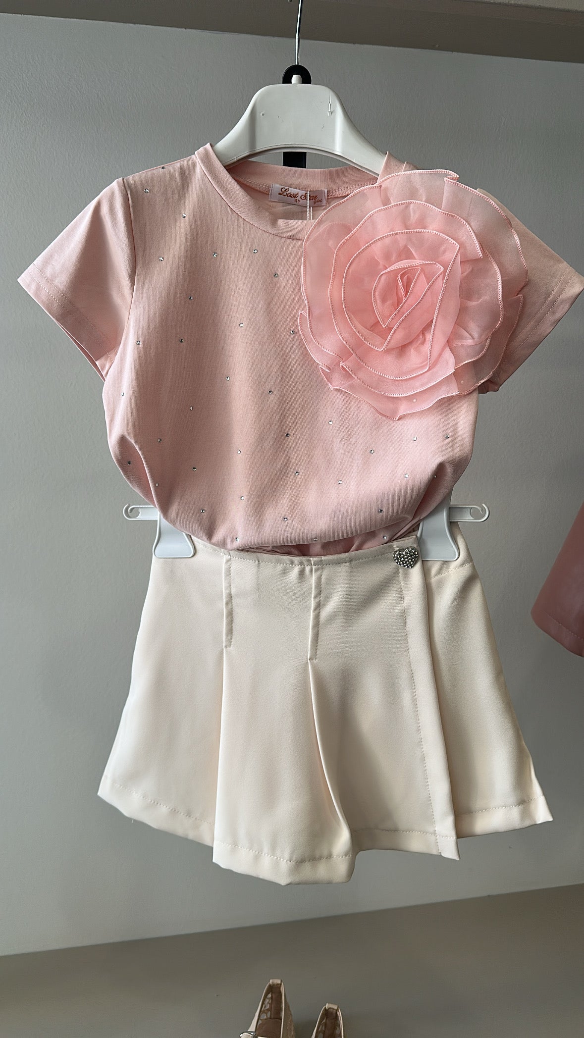 Completo FIOR DI TULLE 4-12A - ROSA