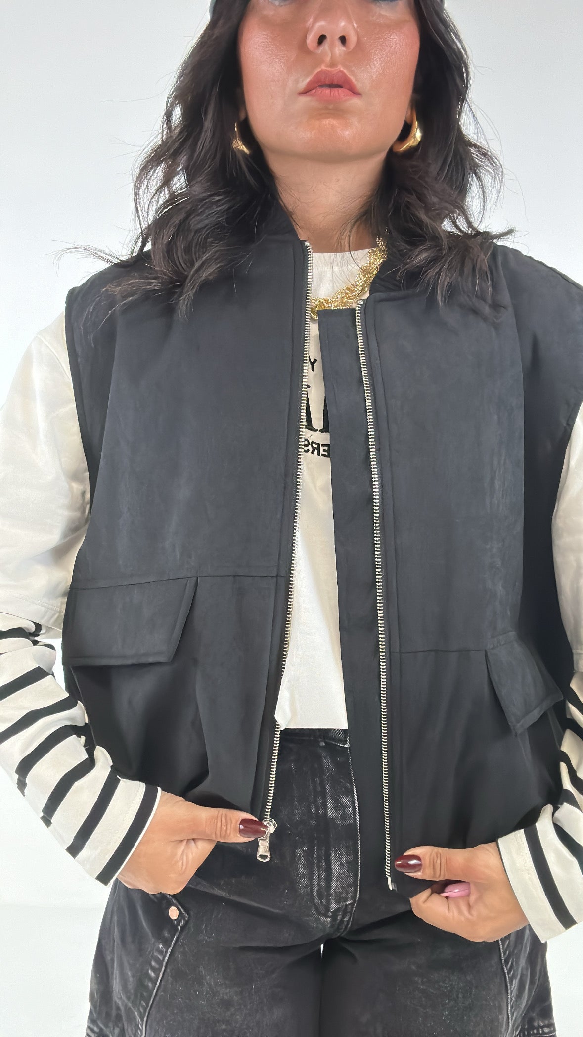 Gilet BOMBER LUMINA - NERO