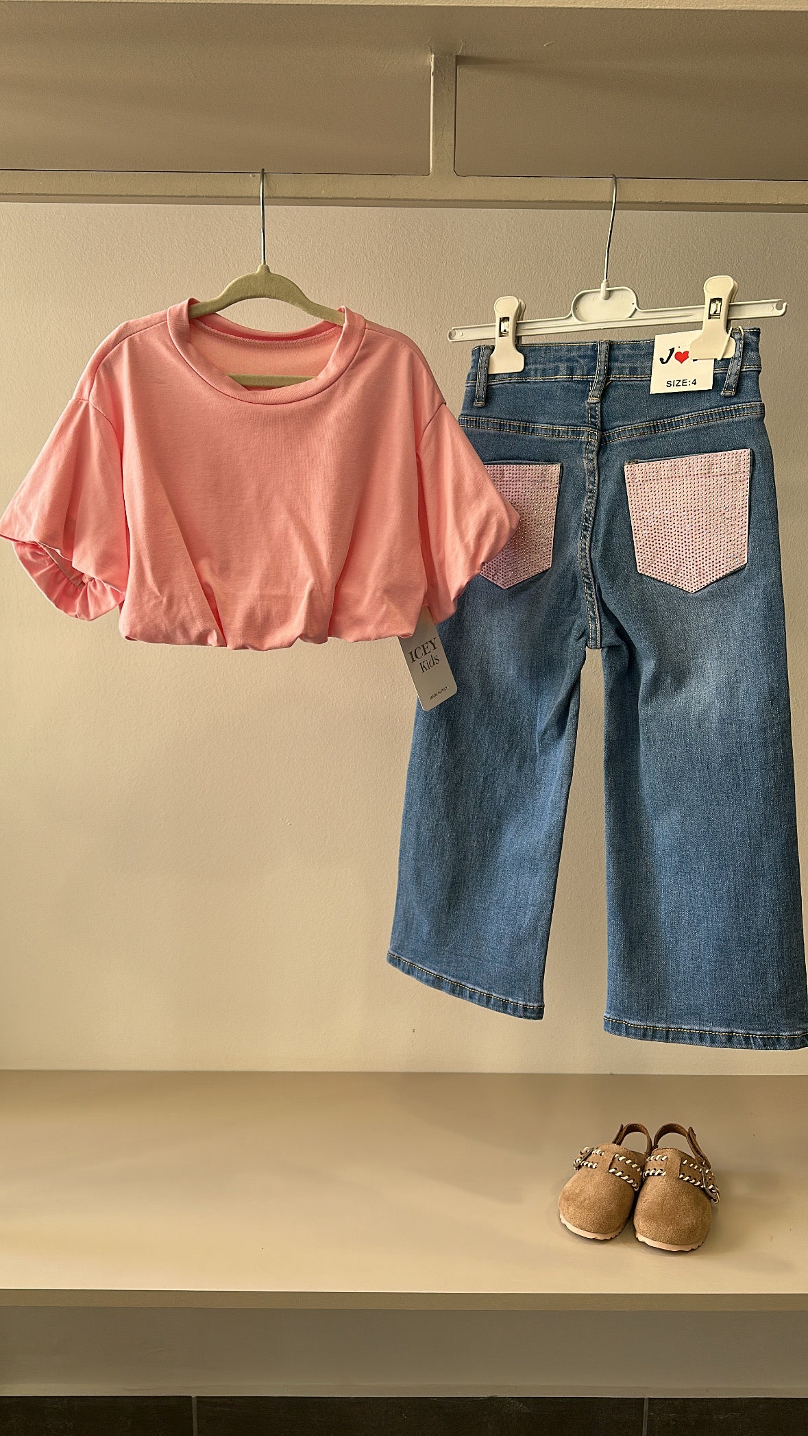 Jeans TASCA ROSA BRILLO 4-14A - JEANS