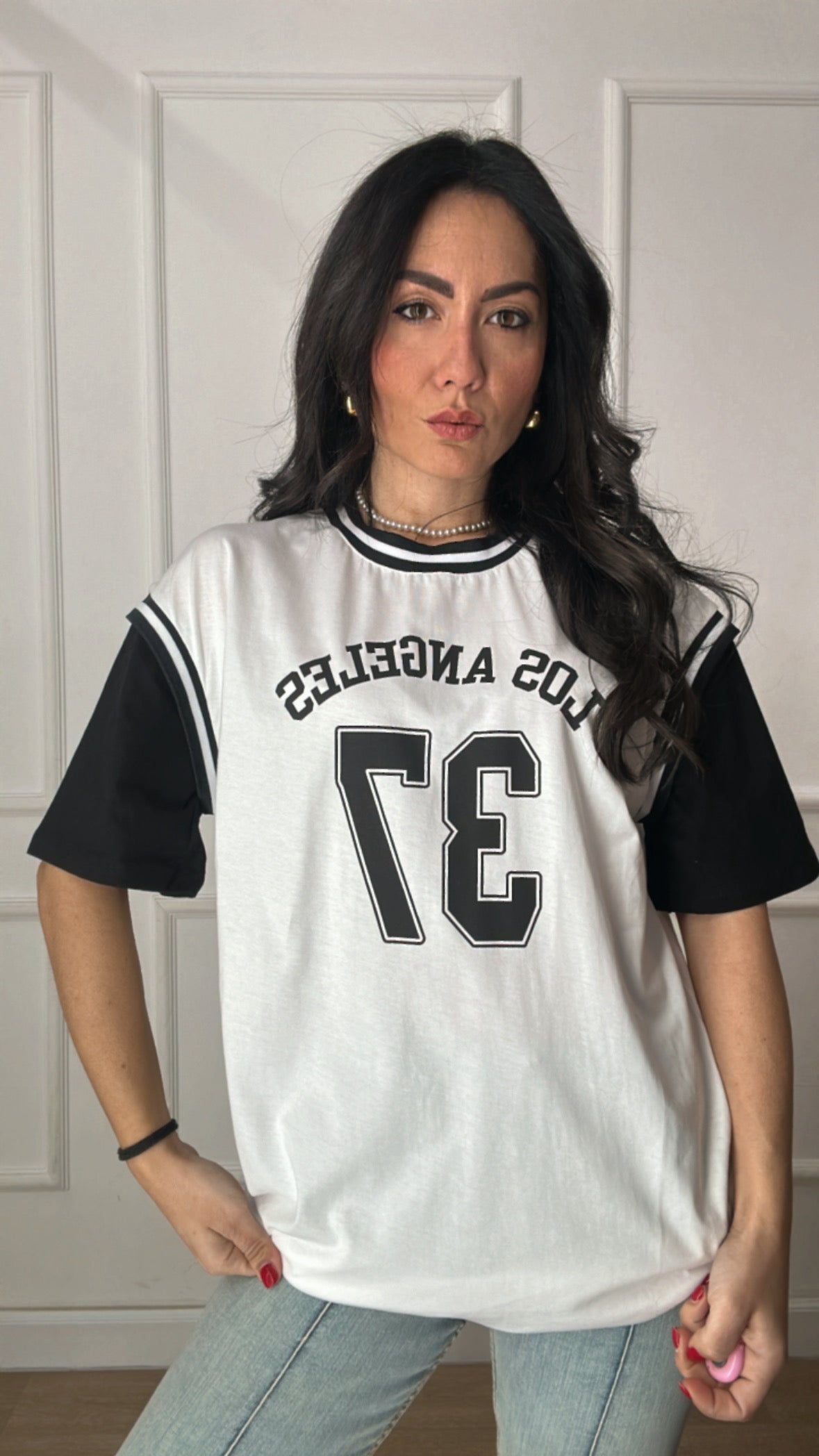 T-shirt LOS ANGELES 37 - BIANCO
