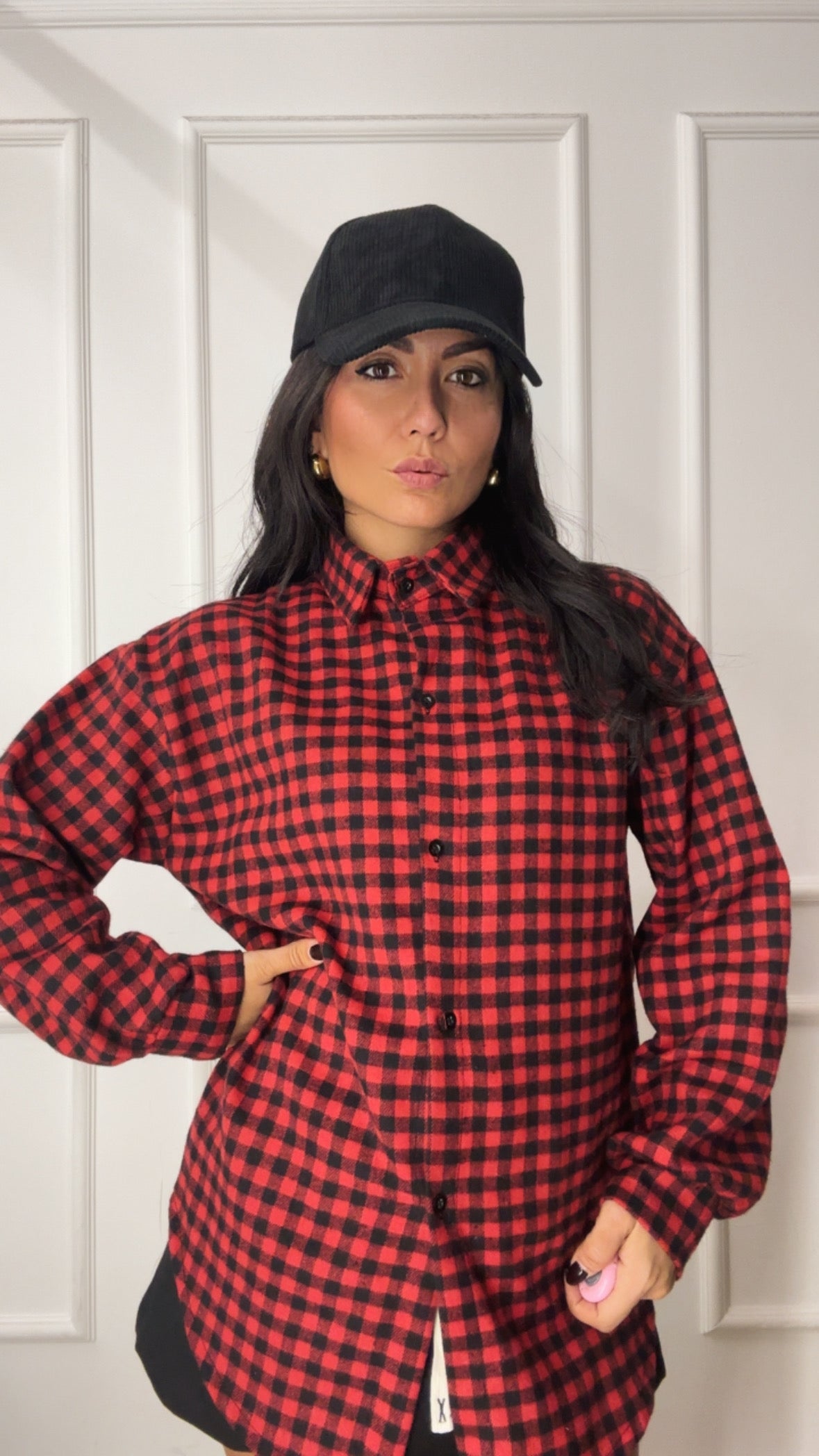 Camicia TARTAN - ROSSO