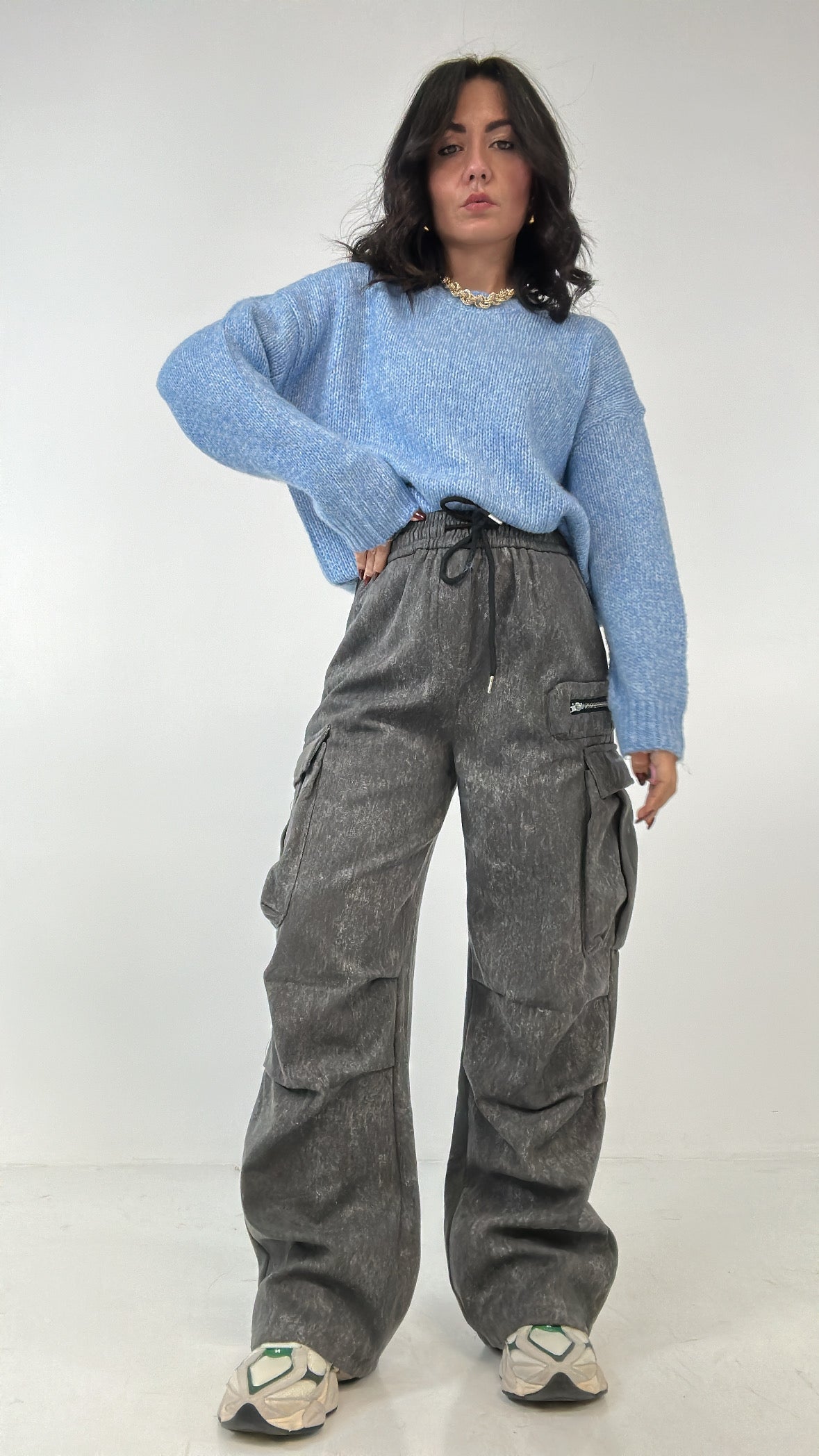 Pantalone CARGO MULTITASK - GRIGIO