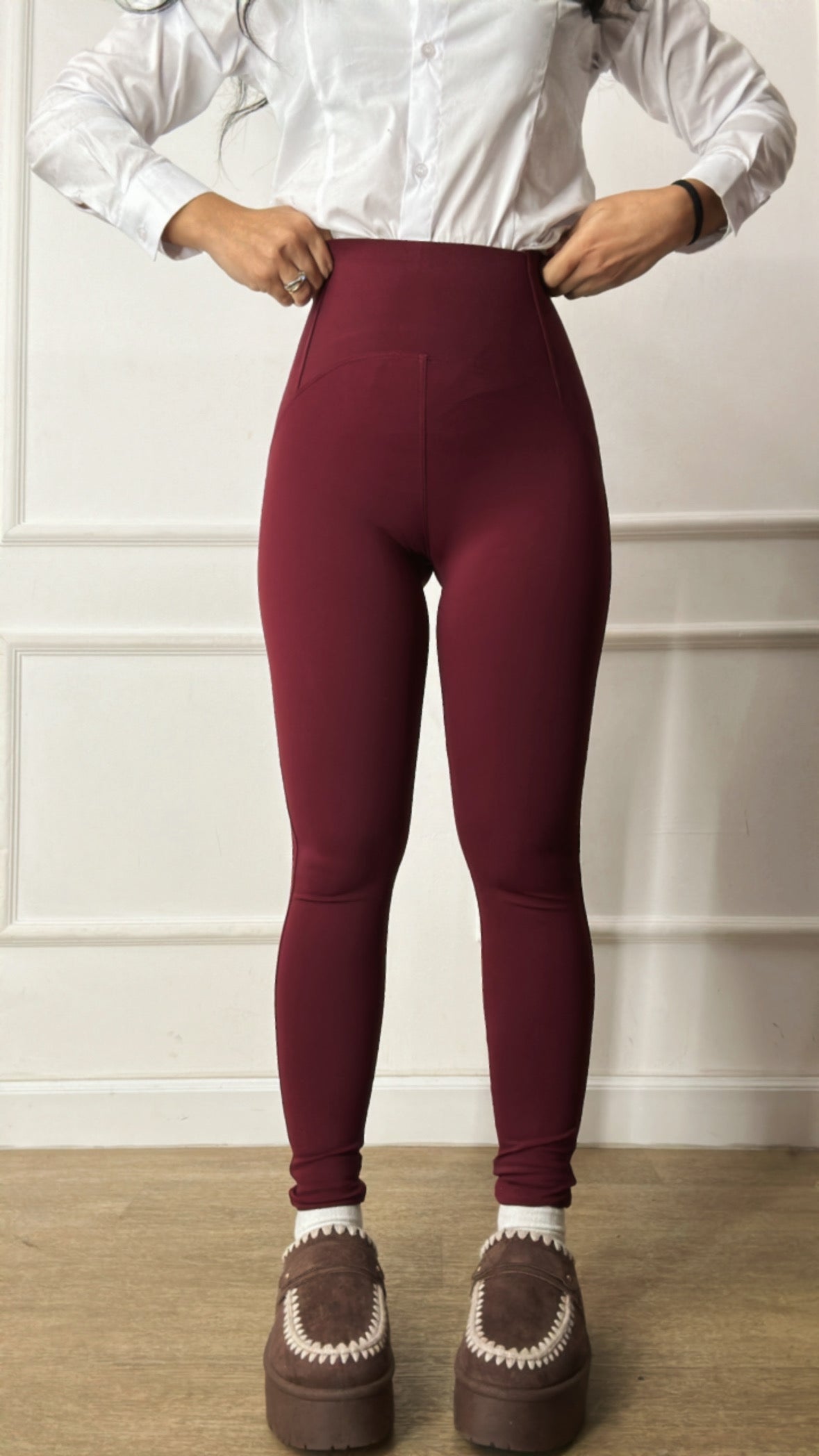 LEGGINS TECNICO - BORDEAUX