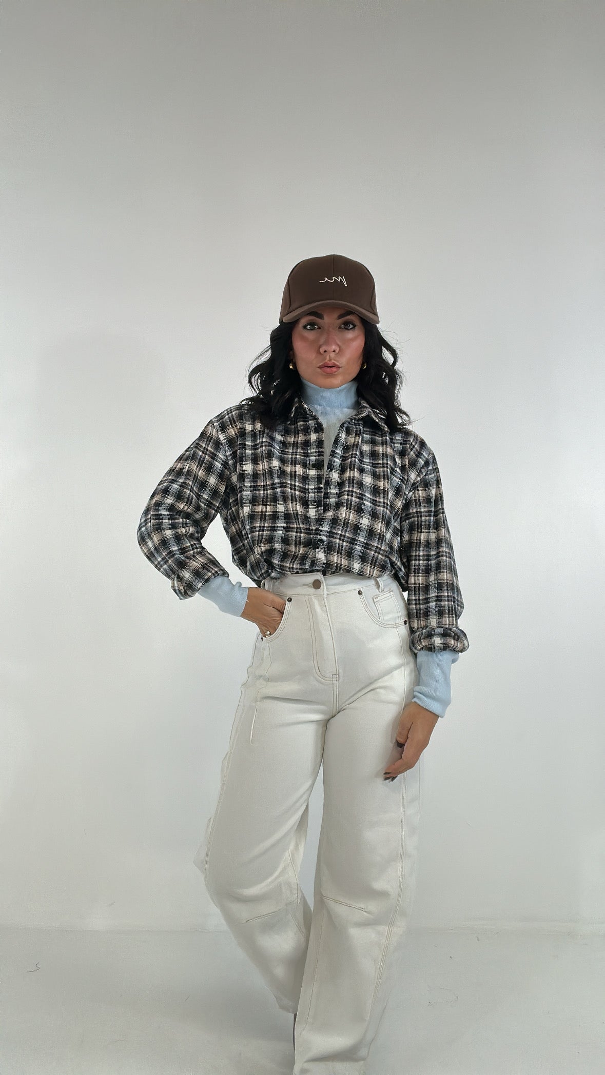 Jeans BAGGY WHITE - BIANCO