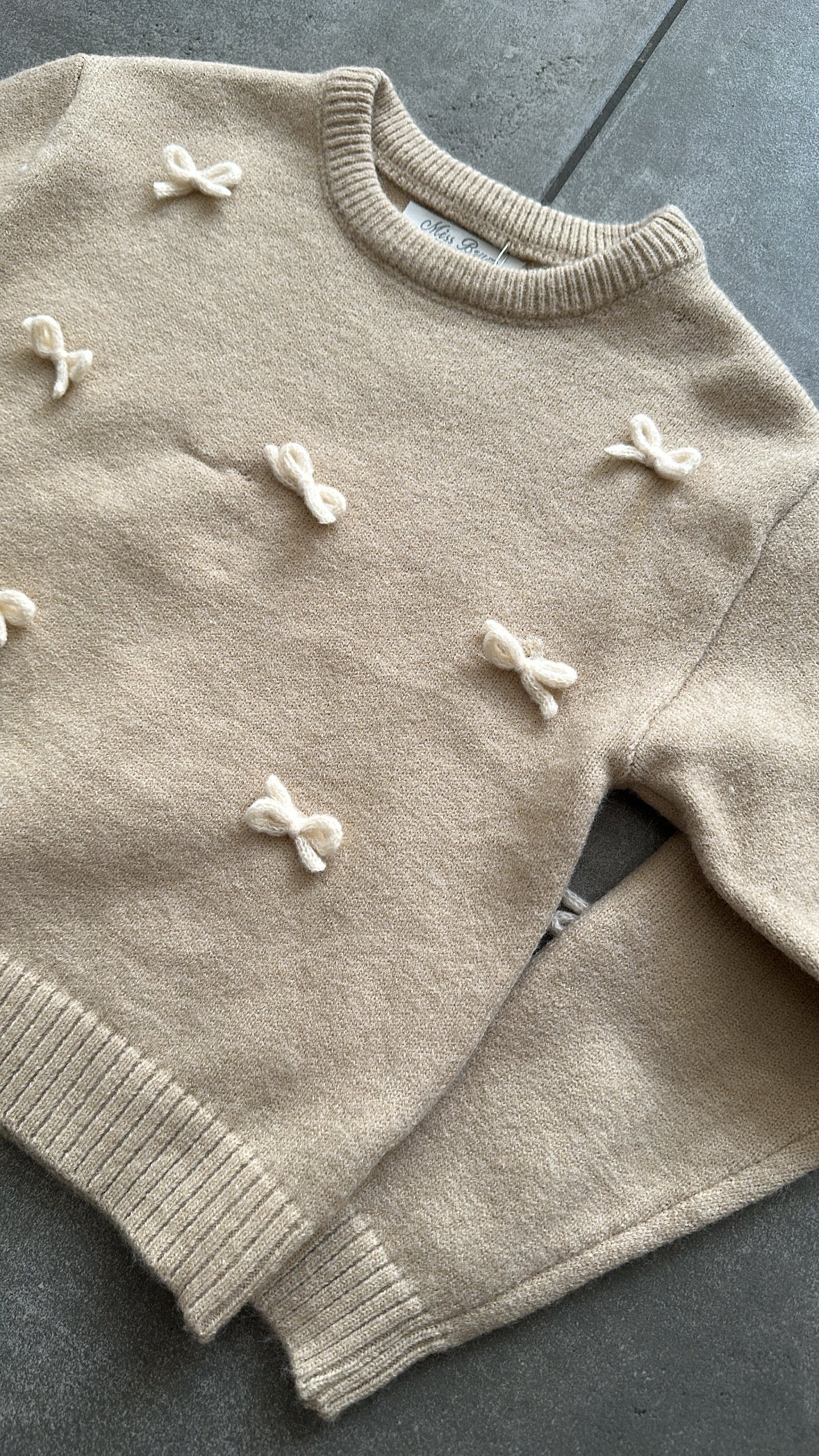Maglioncino FIOCCHETTI 4-12A - CAMMELLO