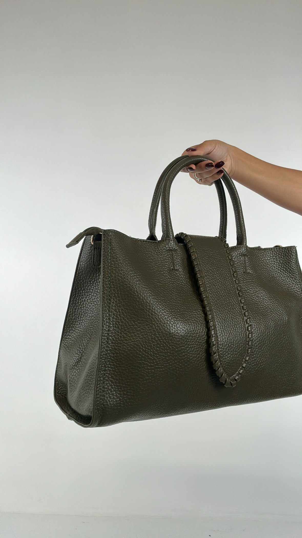 Borsa BIG RETT - VERDE MILITARE