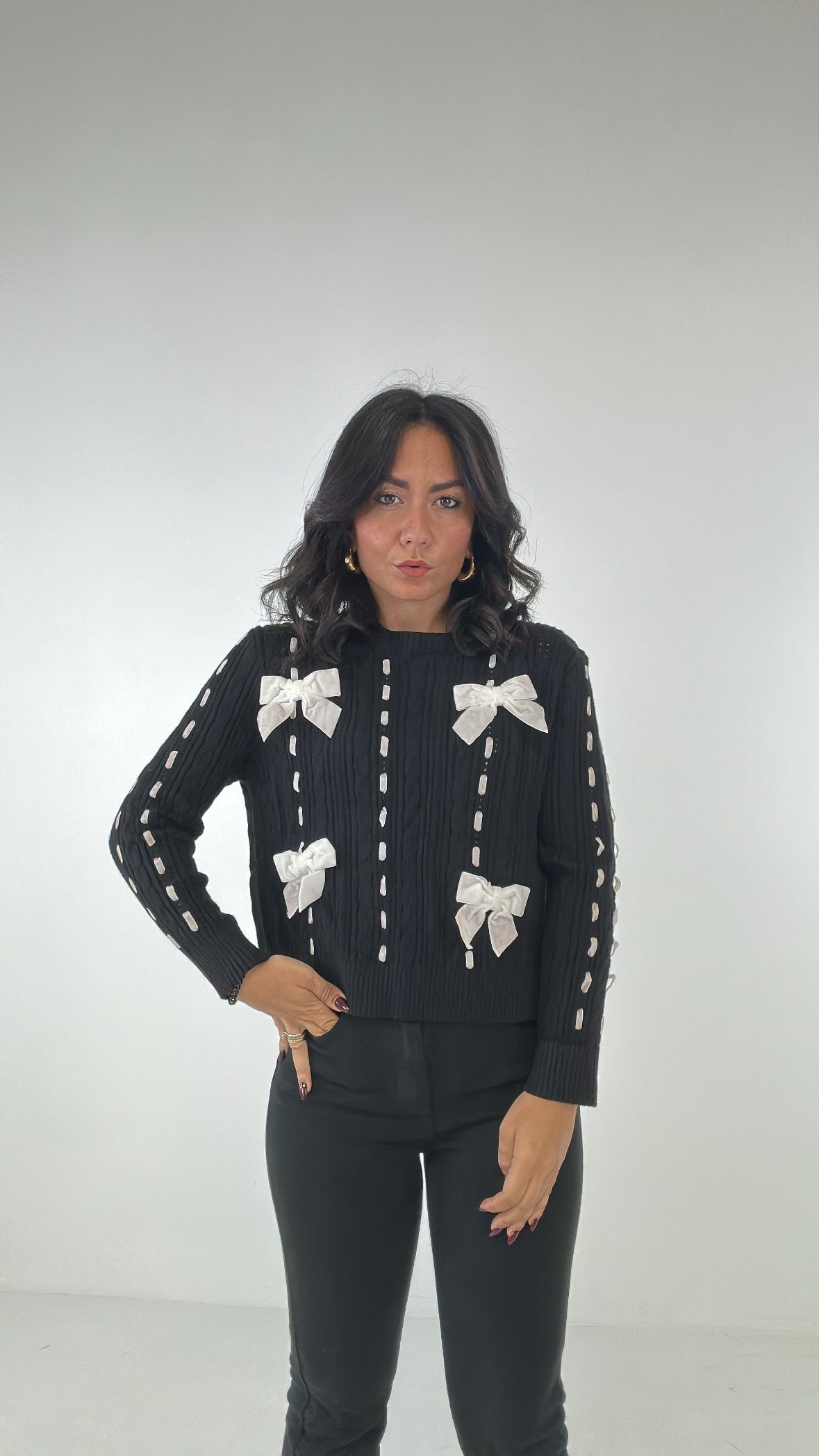 Pull FIOCCHI VELLUTO - NERO