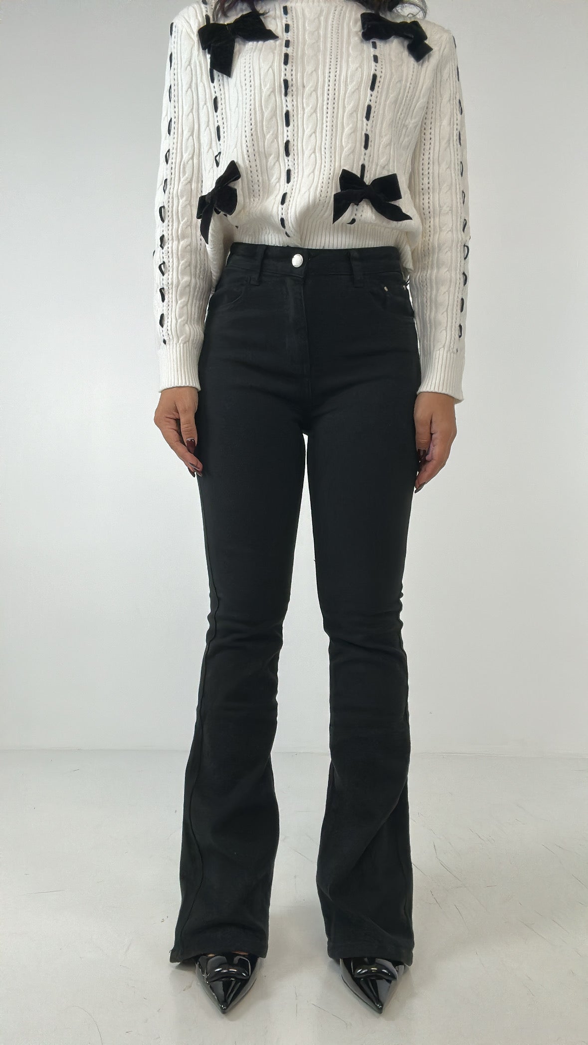 Jeans ZAMPA COLOR - NERO