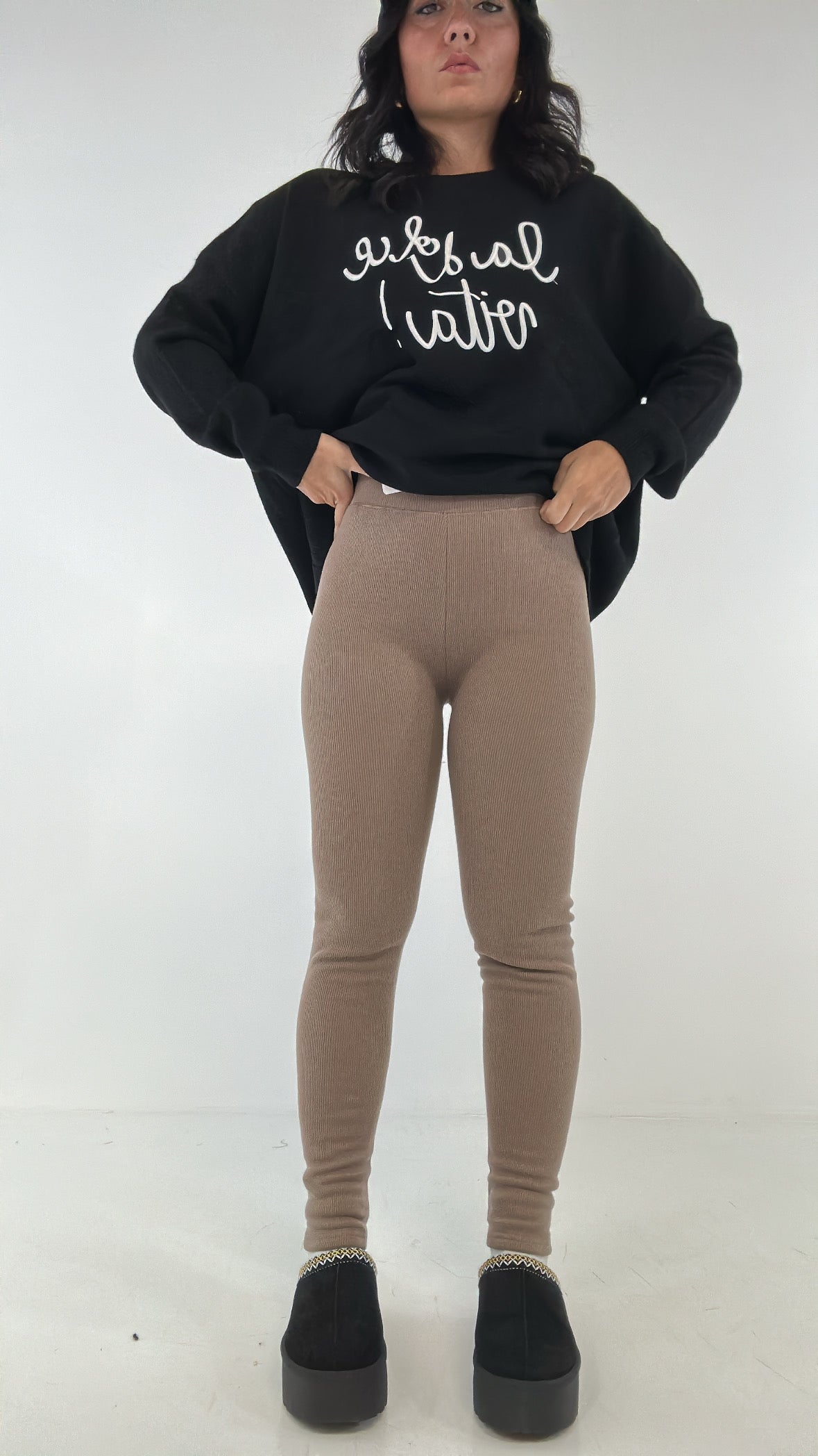 Leggins PELLICCETTA - CAMMELLO