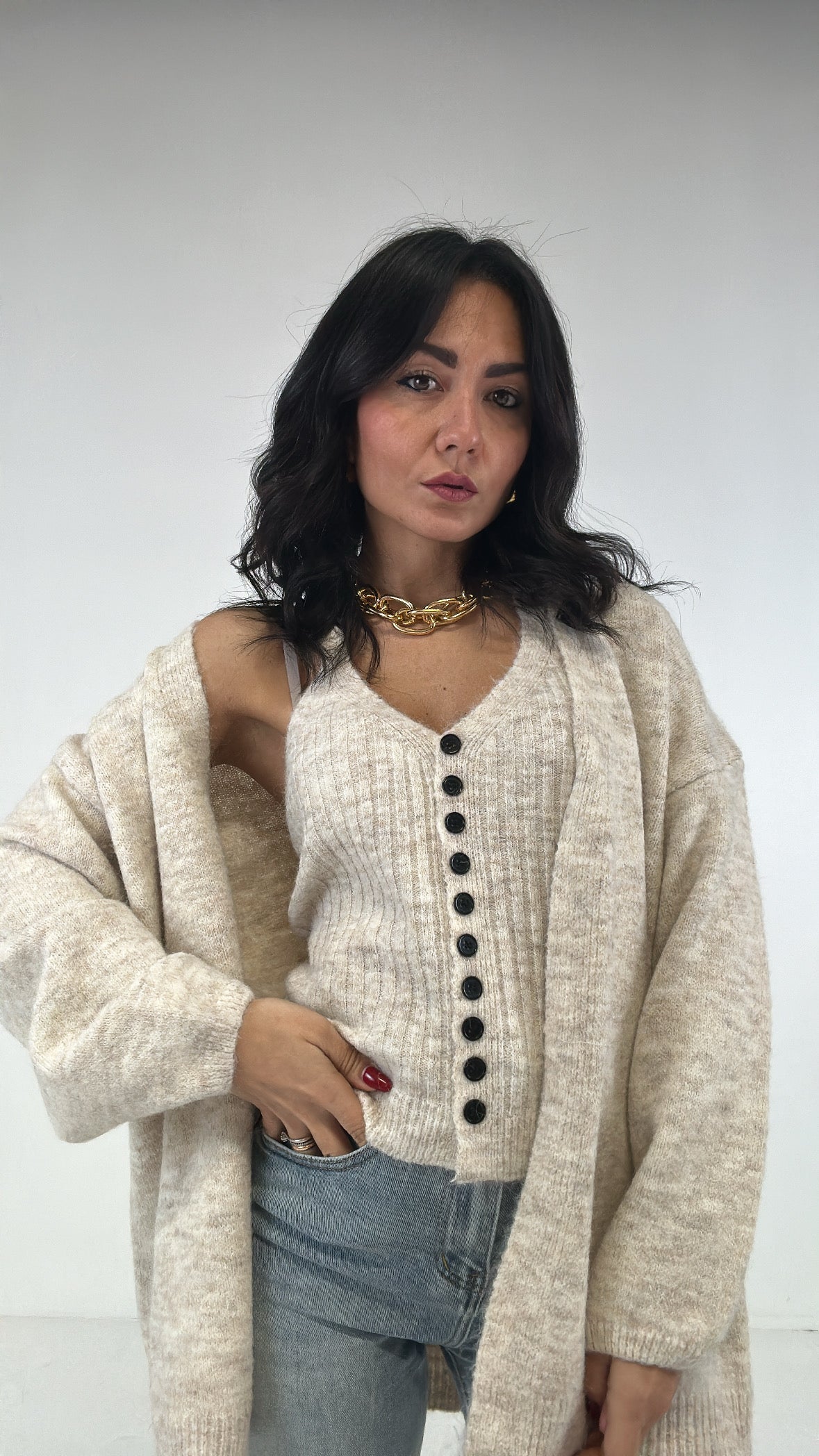 Twin-set TOP QUALITY - BEIGE