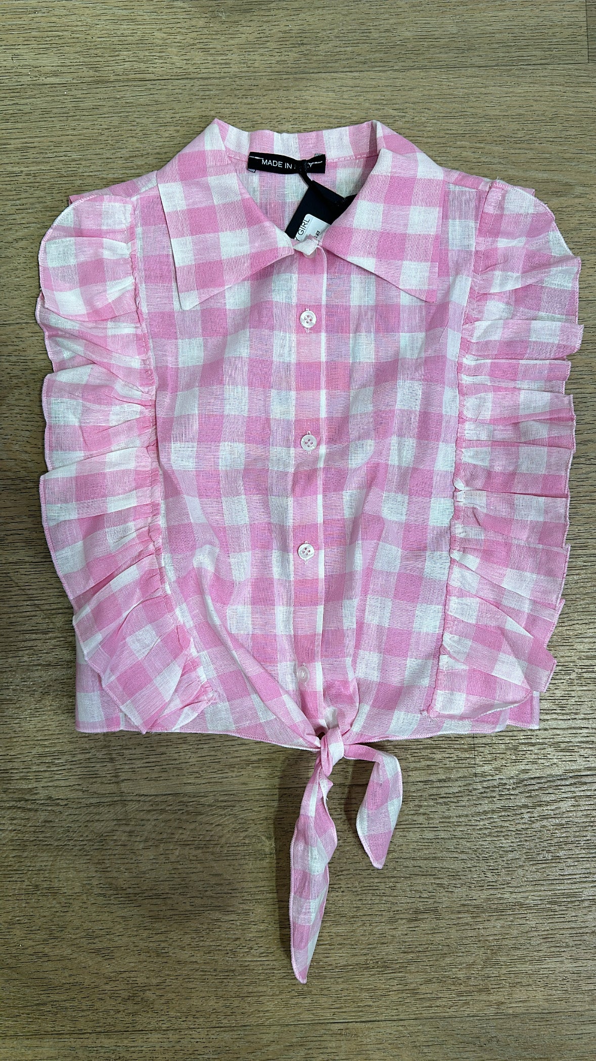 Camicia QUADRI 4-14A - ROSA