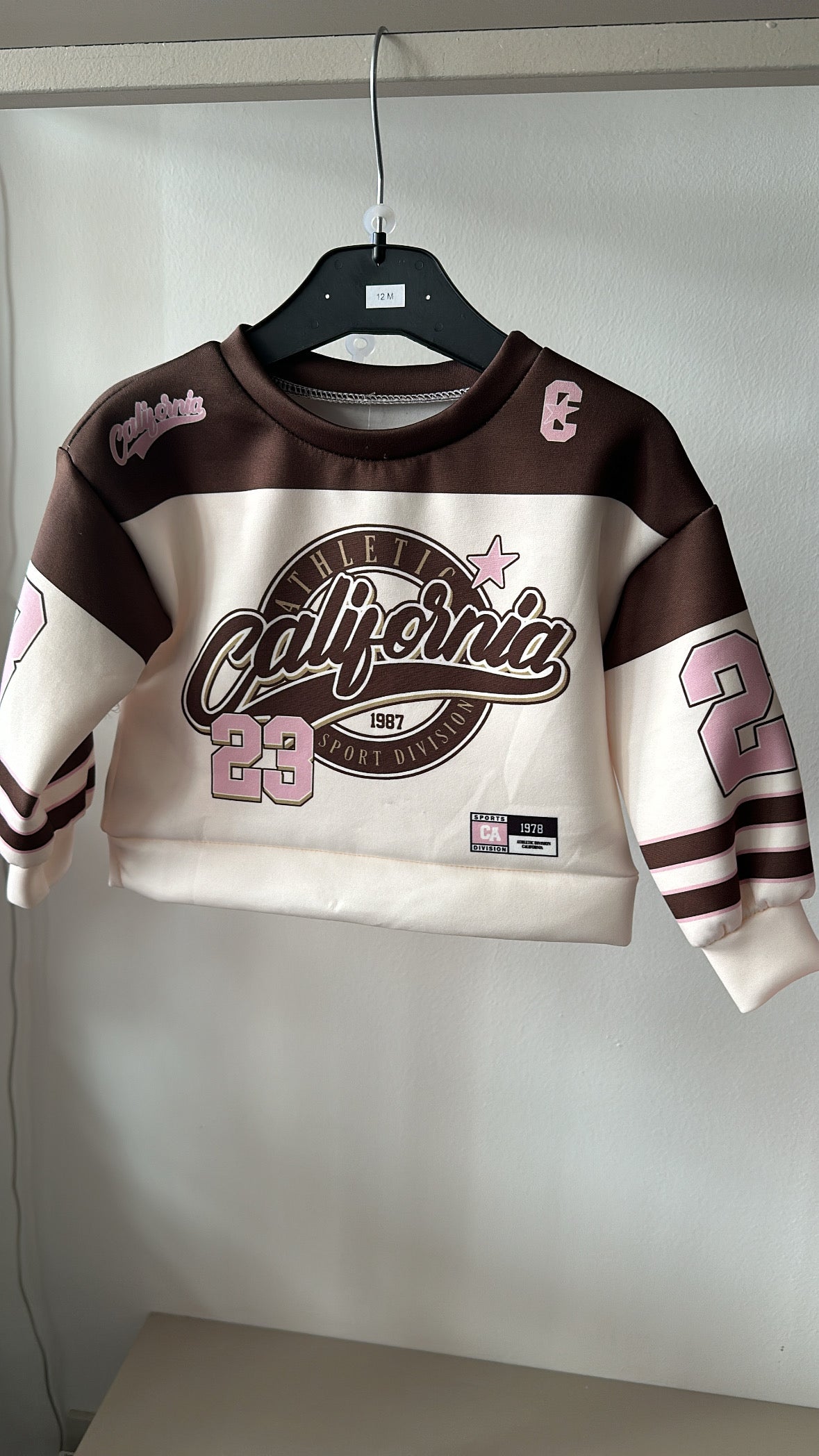 Felpa CALIFORNIA SPORT 12-36M - MARRONE