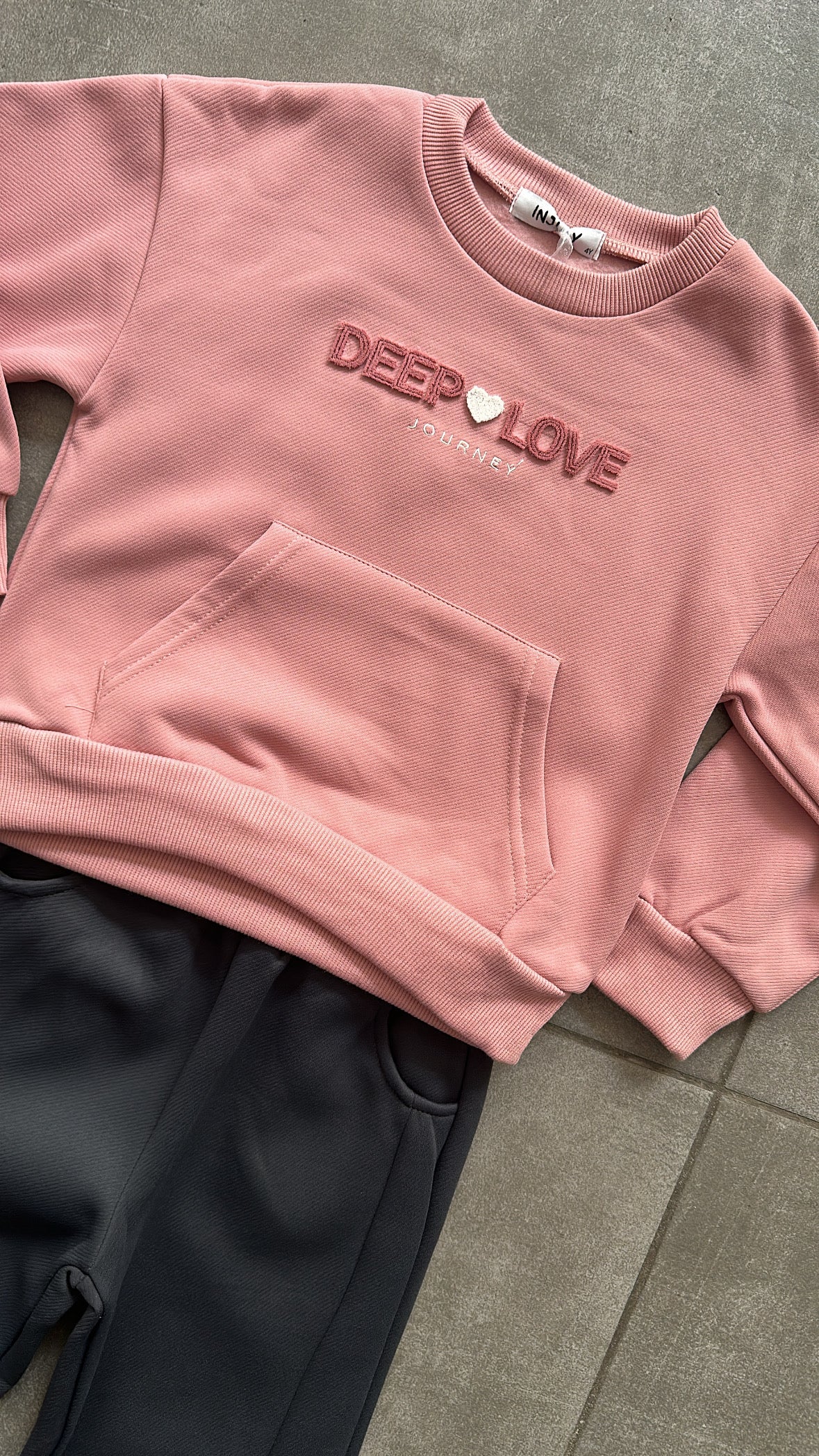 Tuta DEEP LOVE 4-12A - ROSA