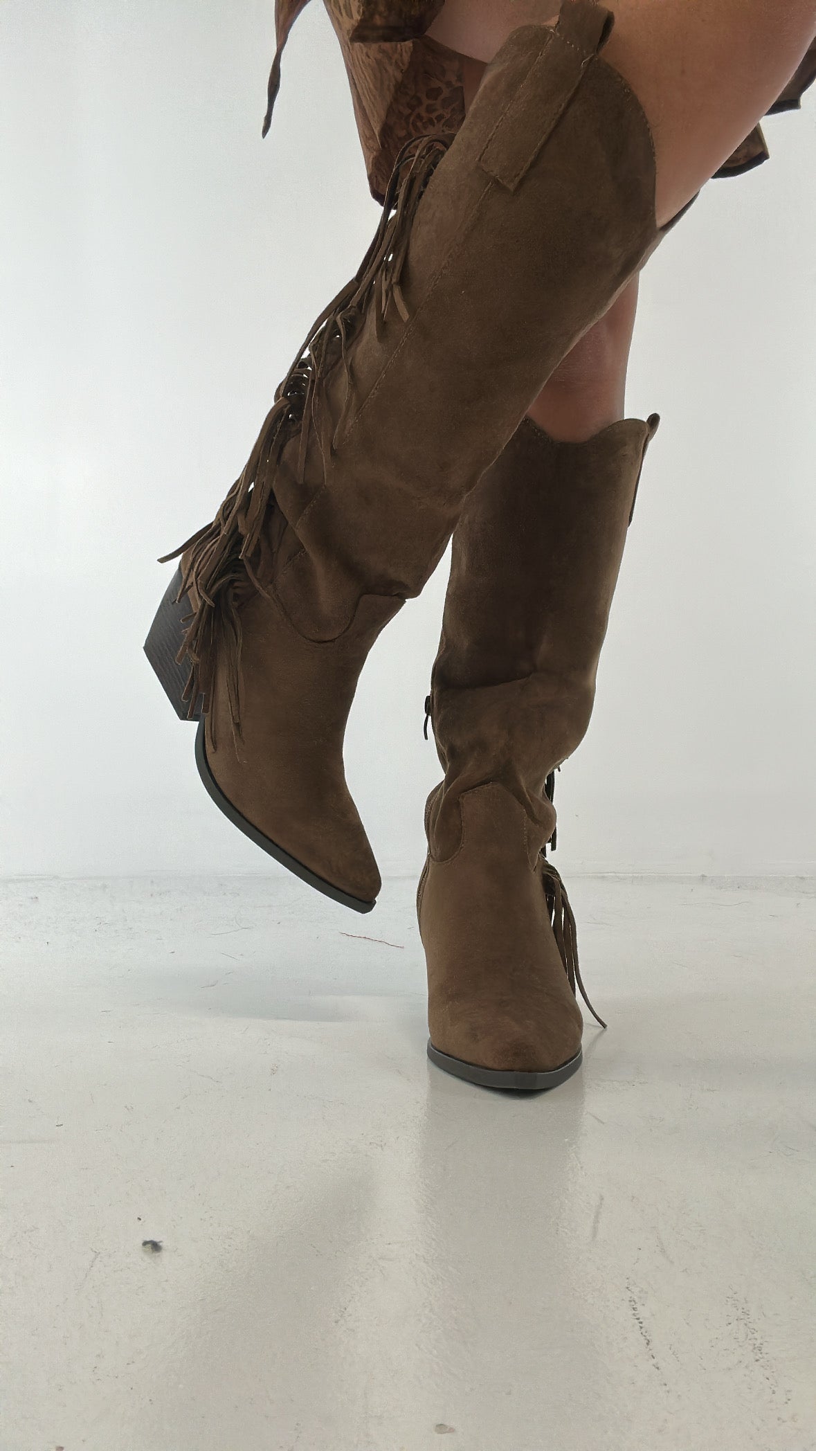 Camperos WEST FRANGE - KHAKI