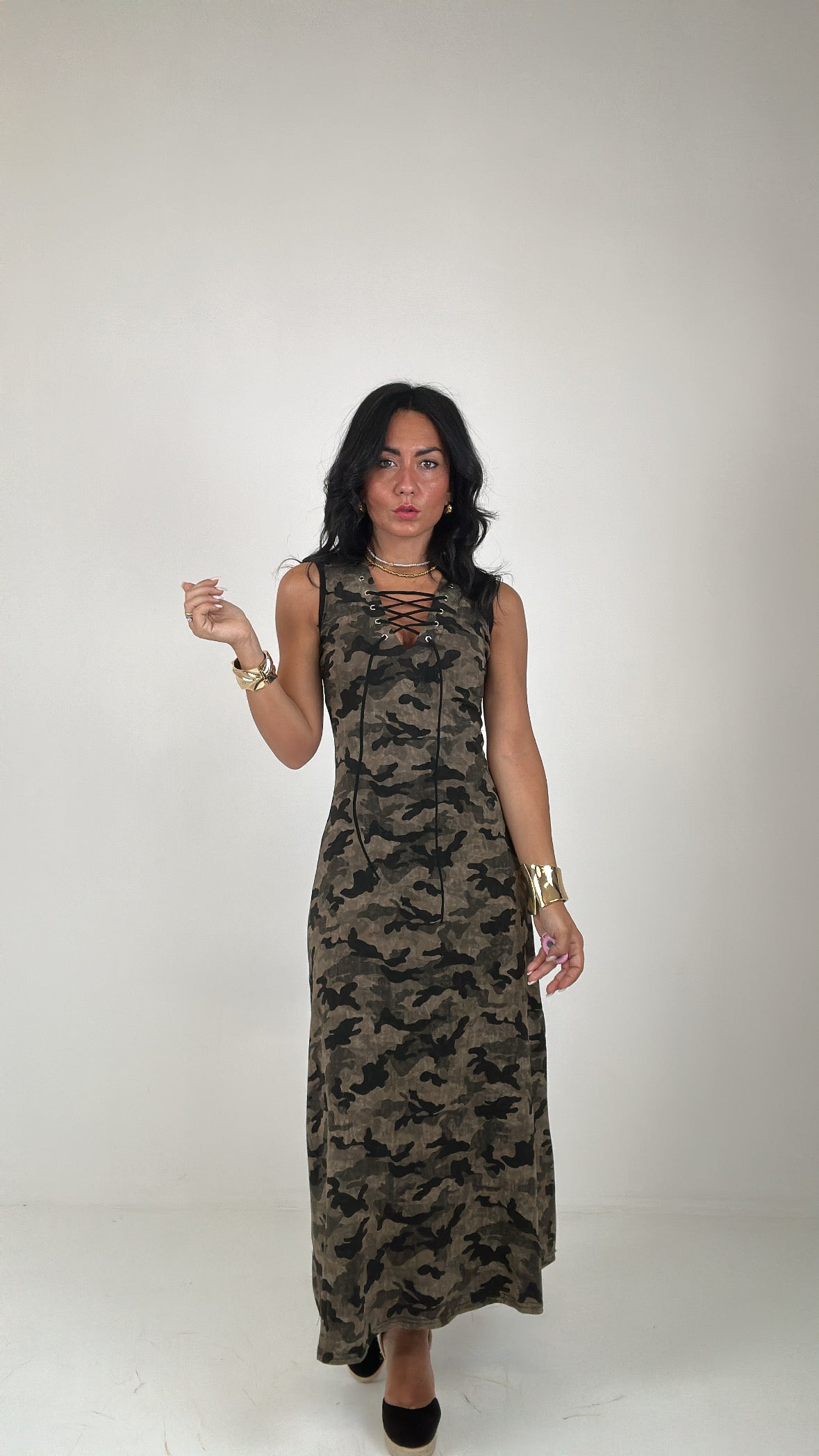 Vestito MILITARE - VERDE MILITARE