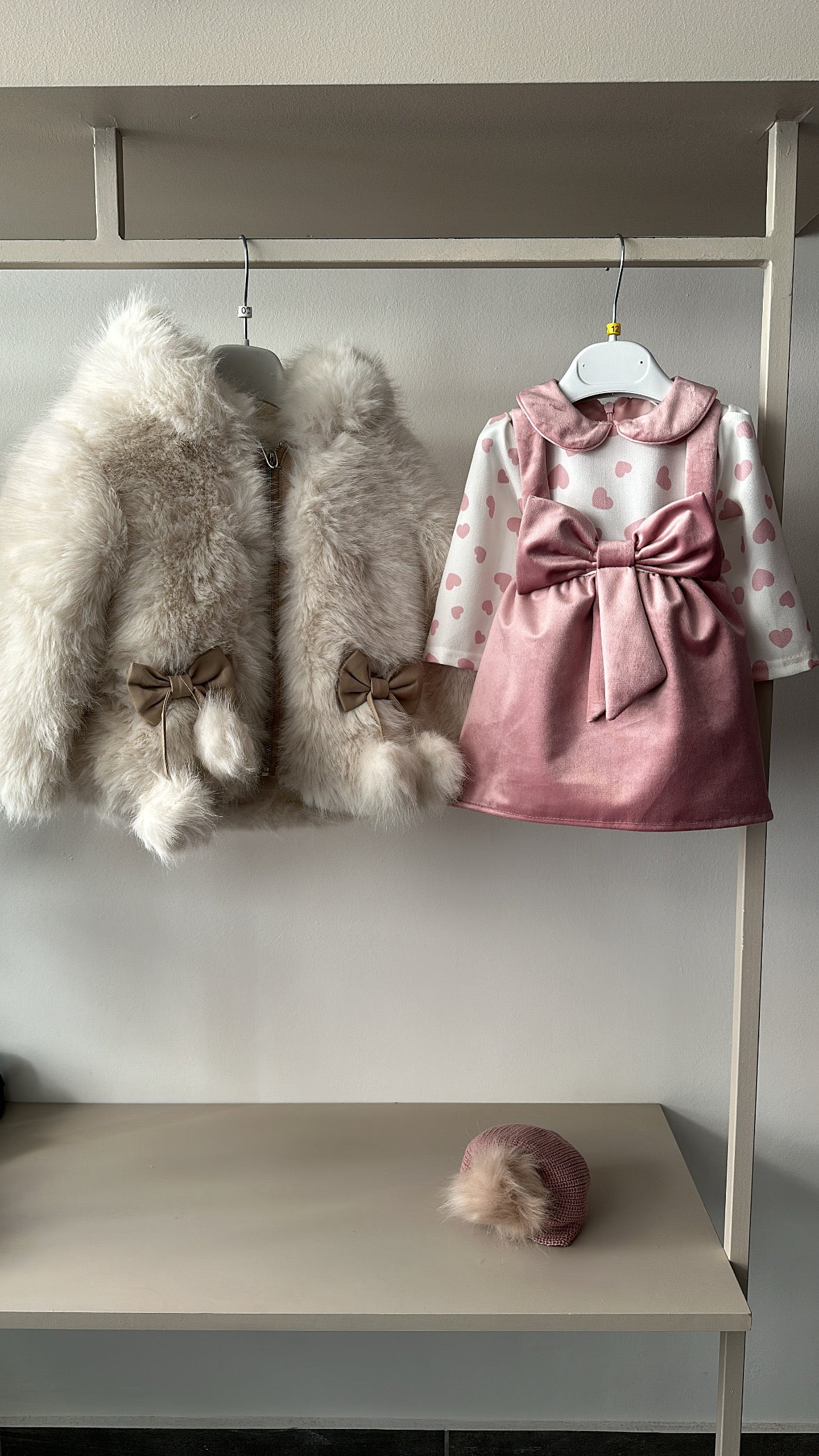 Vestitino CUORI 12-36M - ROSA