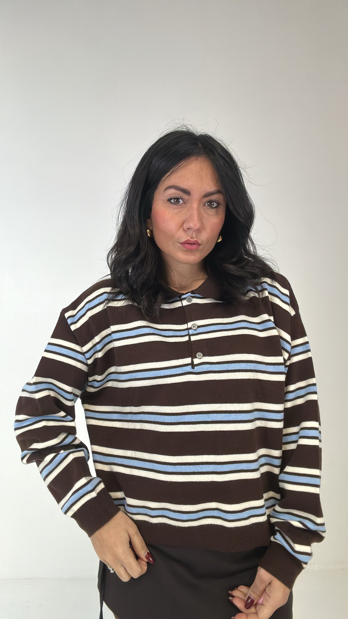 Pull POLO RIGHINO - CELESTE