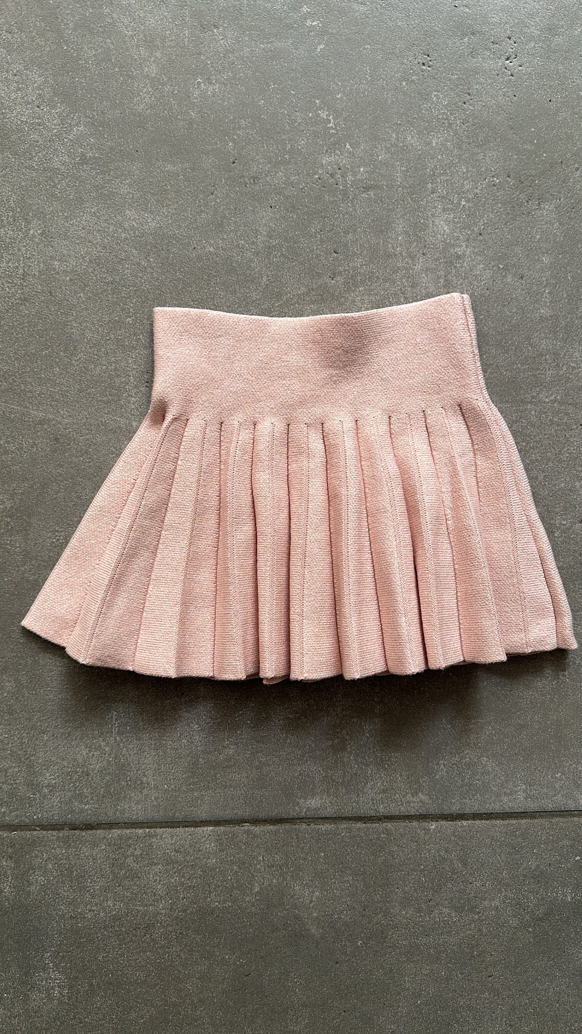 Gonna IN MAGLIA PLISE' 12-36M - ROSA