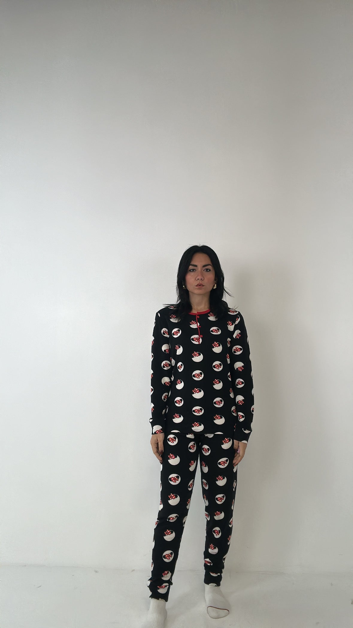 Pigiama DONNA MINNIE - NERO