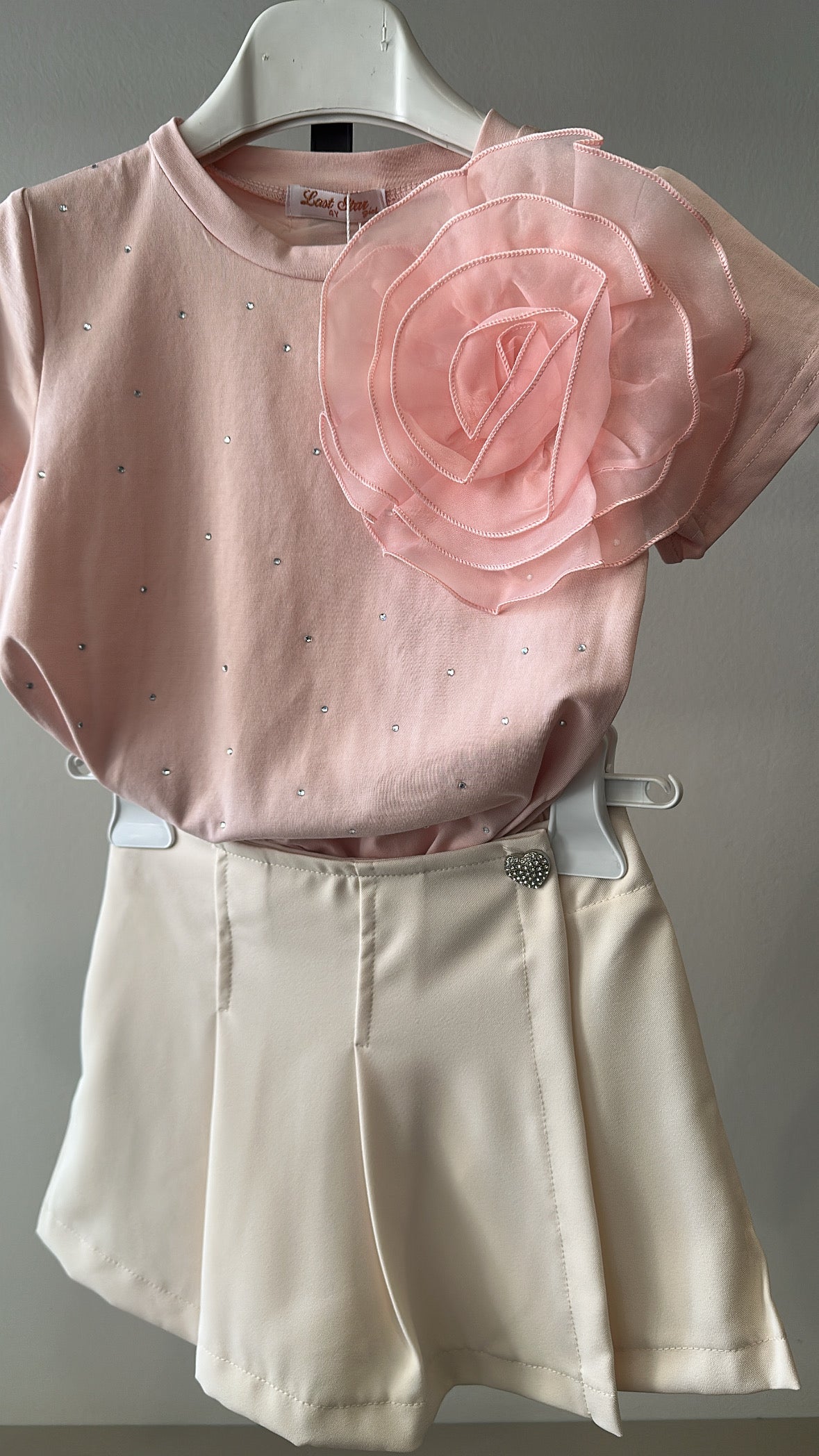 Completo FIOR DI TULLE 4-12A - ROSA