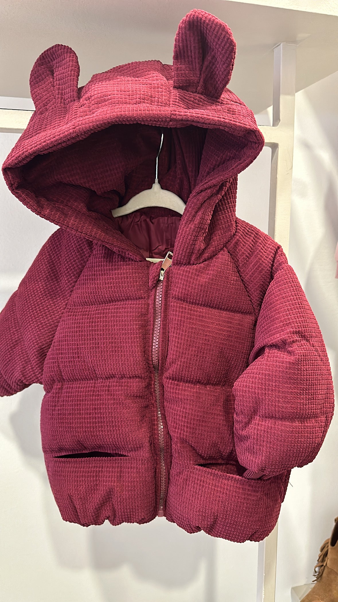 Giubbotto IN VELLUTO - BORDEAUX