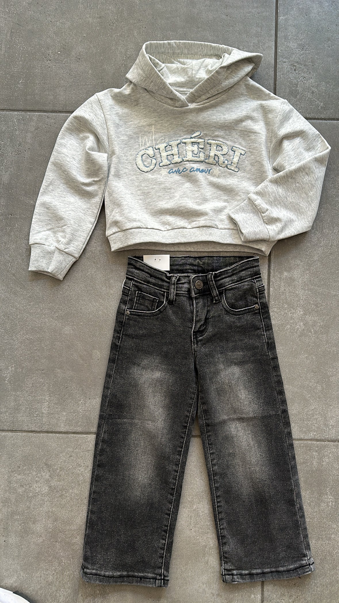 Jeans PALAZZO 4-12A - NERO