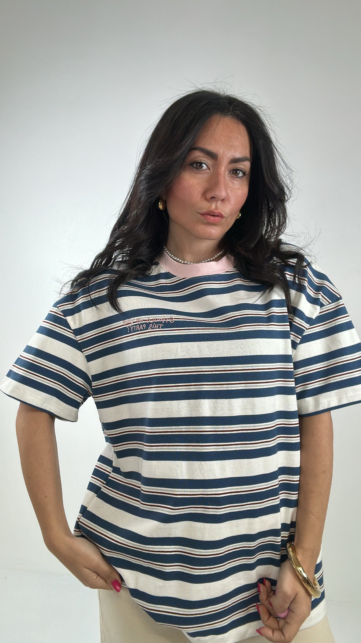 T-shirt THIS PARTY - BLU
