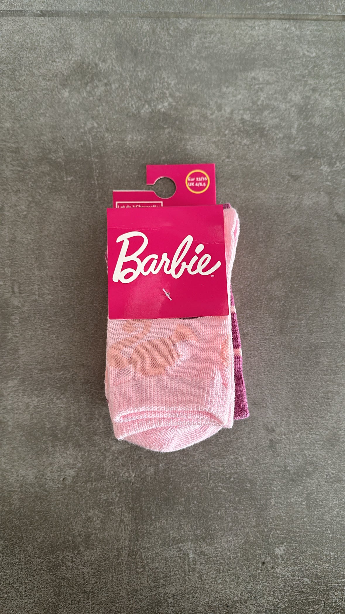 Tris CALZINI BARBIE - CHIARO
